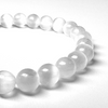 Selenite (Satin Spar, wax-coated) 6mm Bracelet