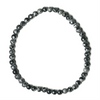 Obsidian (Snowflake) 4mm Bracelet