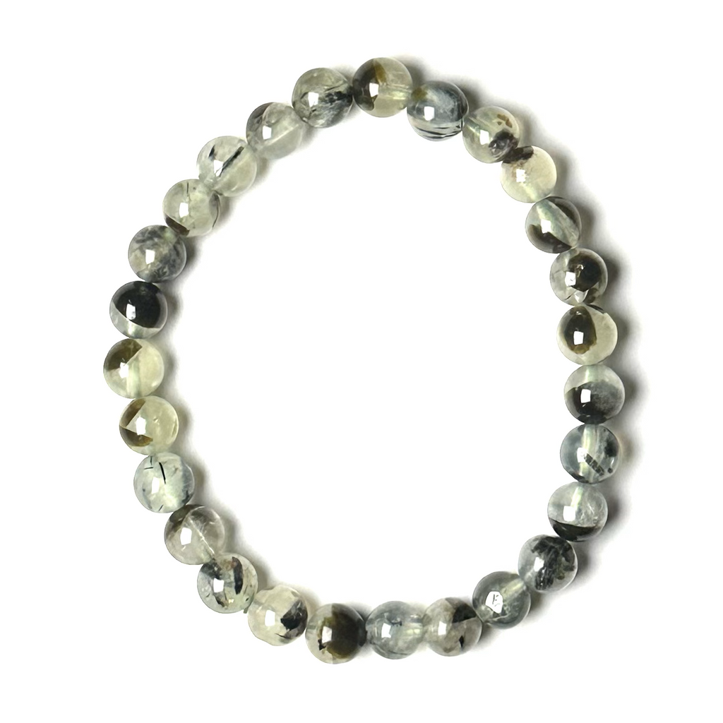 Prehnite Epidote 6-7mm Bracelet