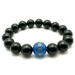 Obsidian (Black) Medicine Buddha 12-14mm Bracelet (M/L)