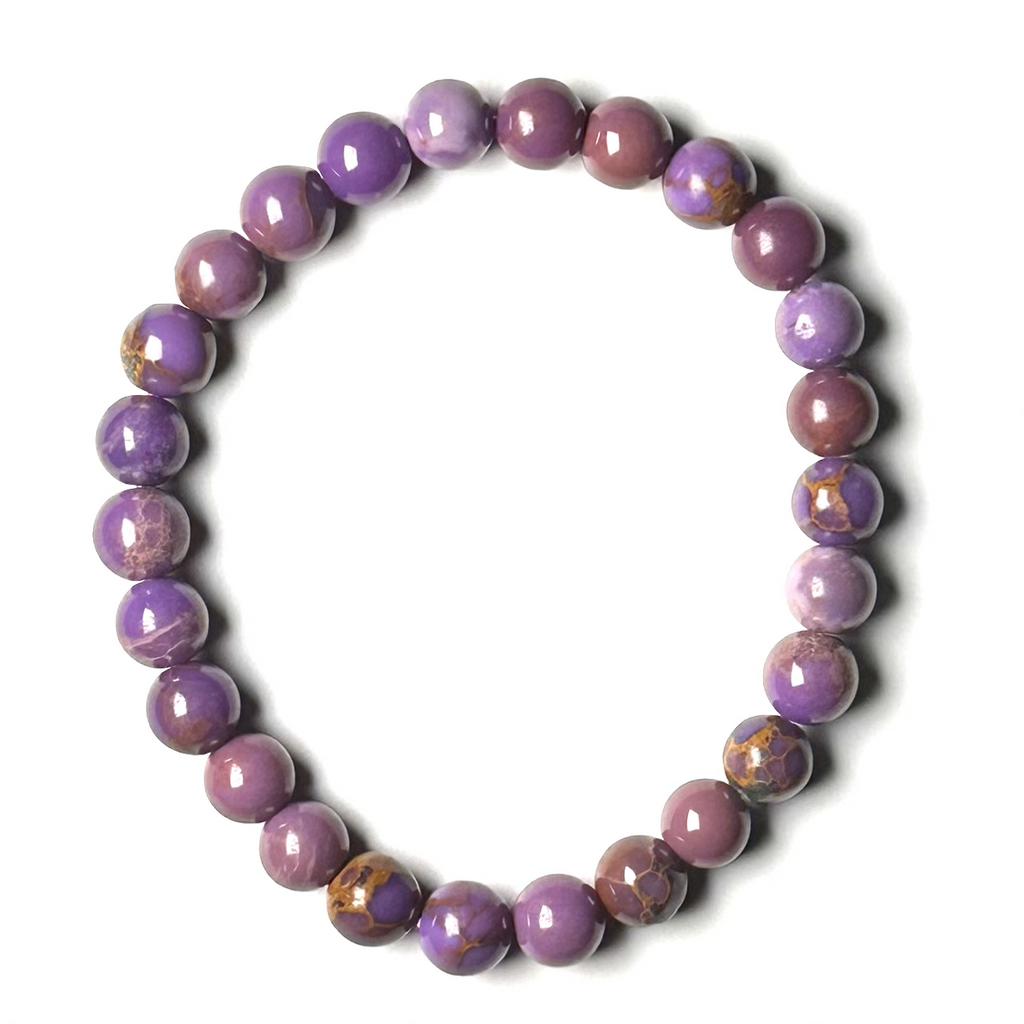 Phosphosiderite 6.5-7mm Bead Bracelet