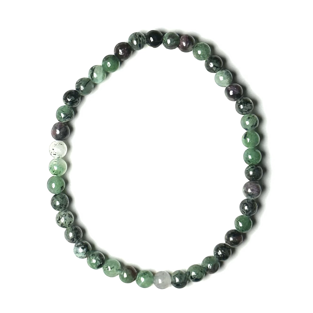 Zoisite Ruby 4.5mm Bracelet