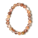 Fire Quartz (Hematoid Qtz) 7.5-8.5mm Bracelet