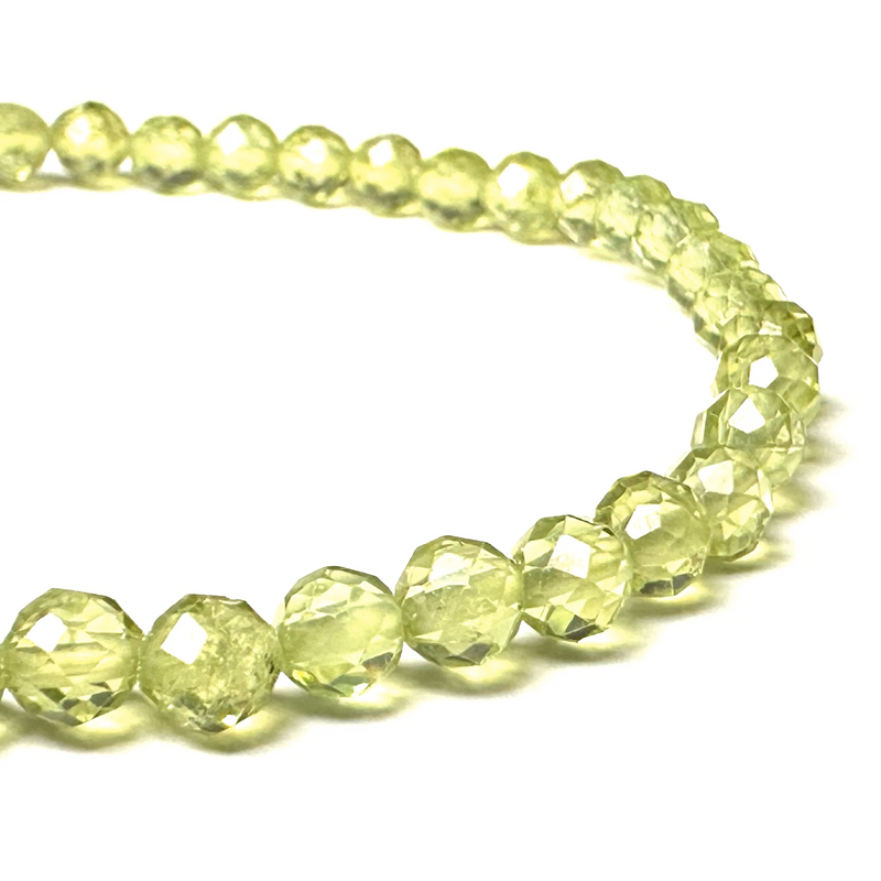 Peridot 4mm (Faceted) Bracelet