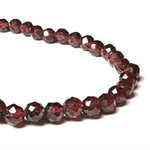 Garnet 4mm (Faceted) Bracelet