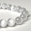 Selenite (Satin Spar, wax-coated) 7.5-8mm Bracelet