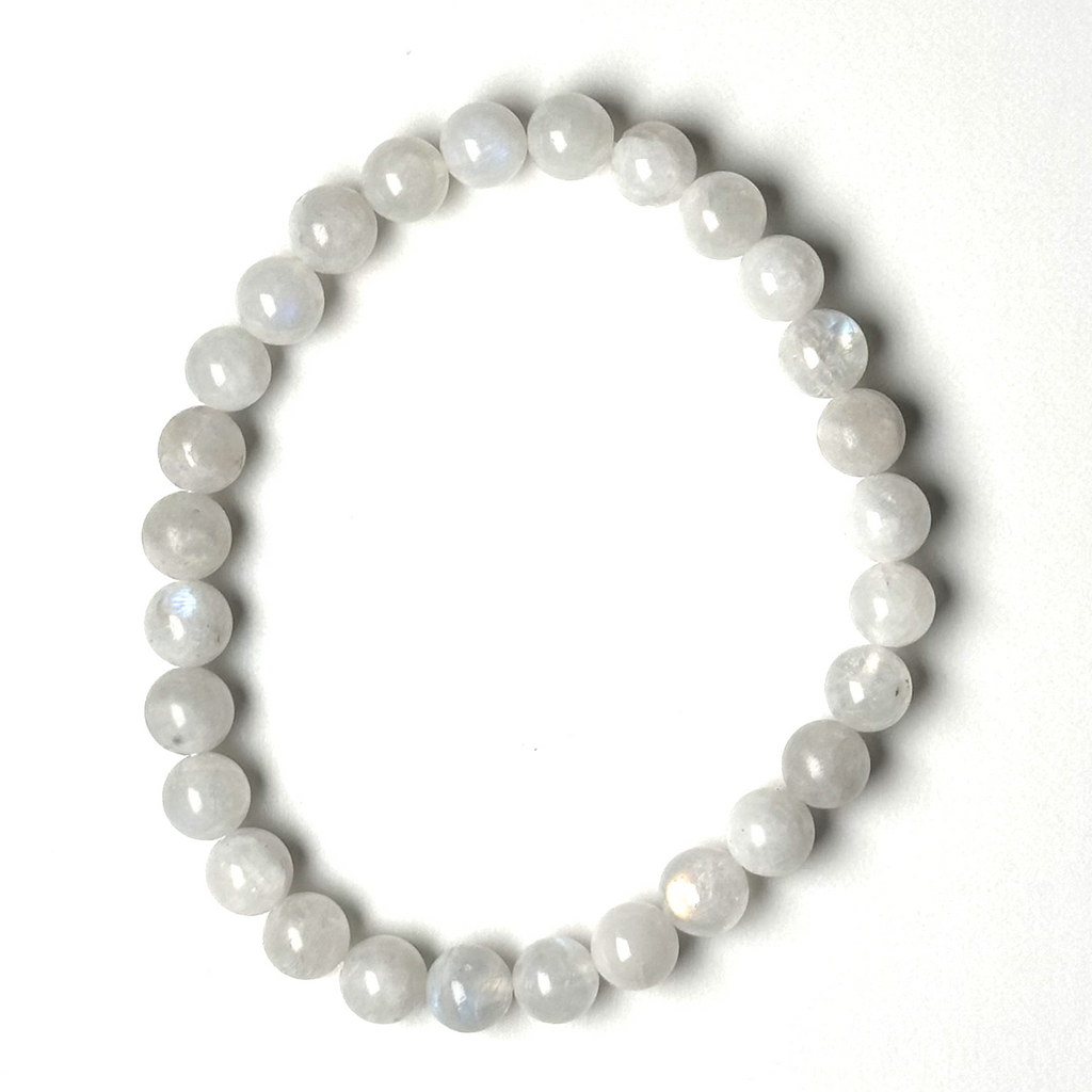 Moonstone (Blue Flash) 6mm Bracelet