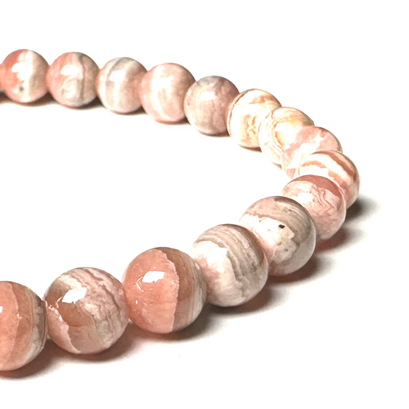 Rhodochrosite 5-6mm Bracelet