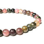 Tourmaline (Multi-Color) 6mm Bead Bracelet