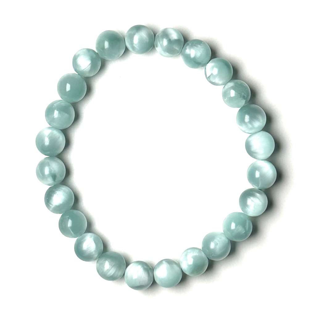 Hemimorphite 8mm Bead Bracelet