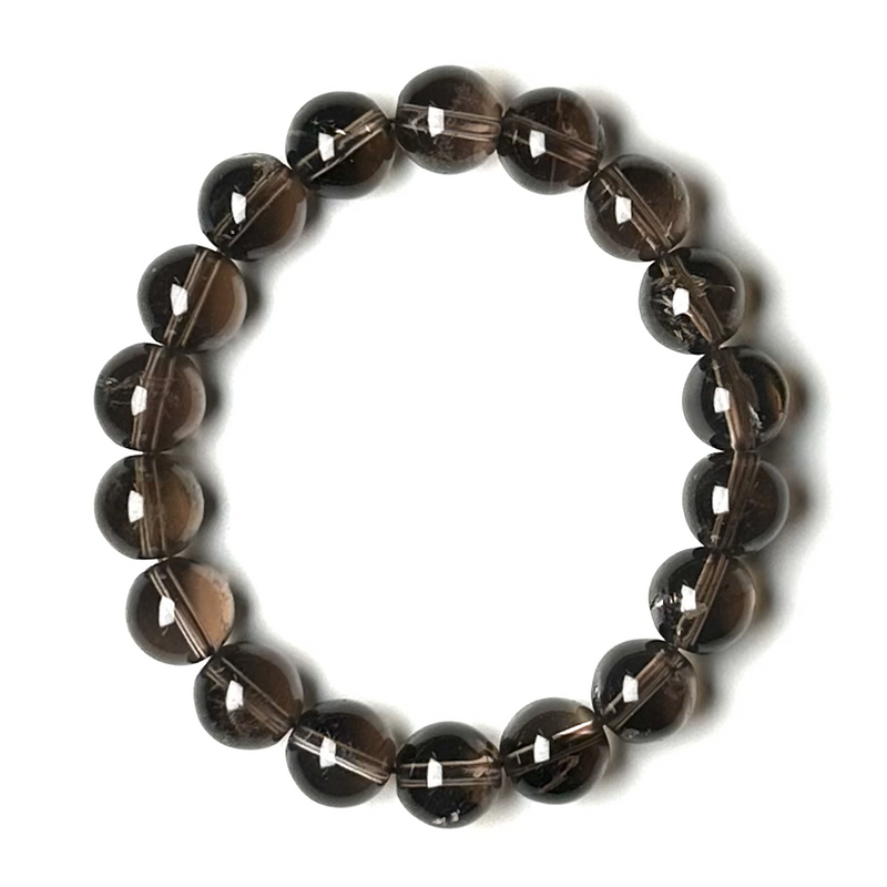 Smoky Quartz 10mm Bracelet