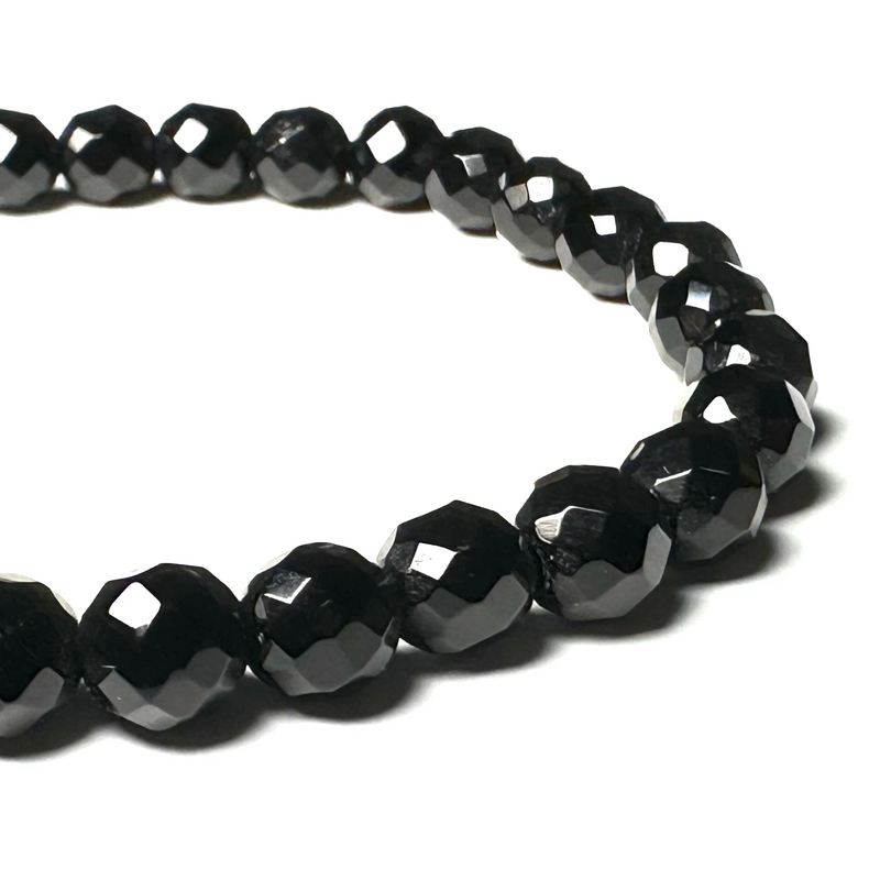 Onyx (Black) 6mm (Faceted) Bracelet