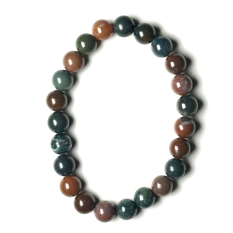 Jasper (Mixed-Dk) 8-9mm Bracelet