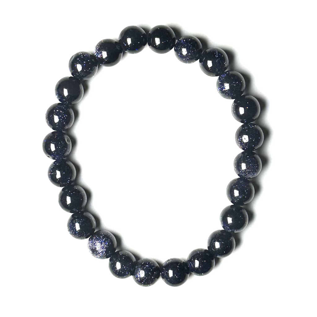 Goldstone ("Blue") 7.5-8mm Bracelet