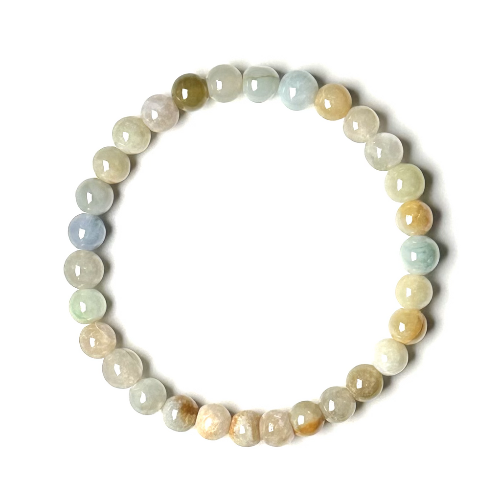 Jade (Burmese-Multi) 6-6.5mm Bracelet