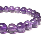 Amethyst (High-Grade) 7-8mm Bracelet