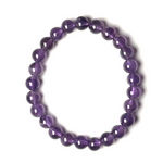 Amethyst (High-Grade) 7-8mm Bracelet