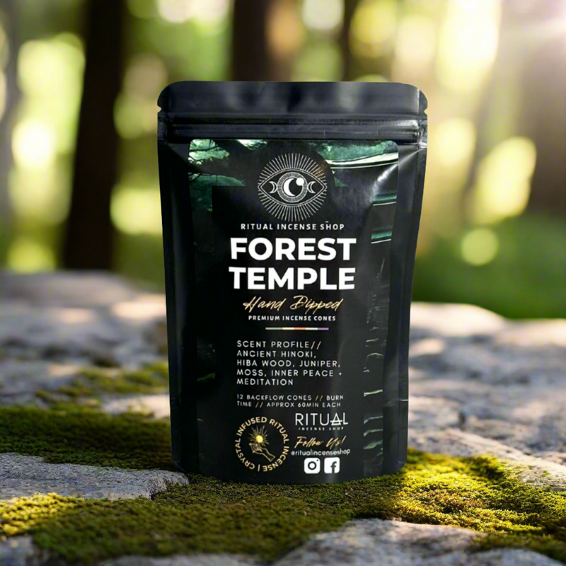 Forest Temple 2" B/F Cone Incense