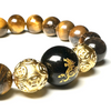 Tiger's Eye (Gold) PICHU 10-14mm Bracelet (M)