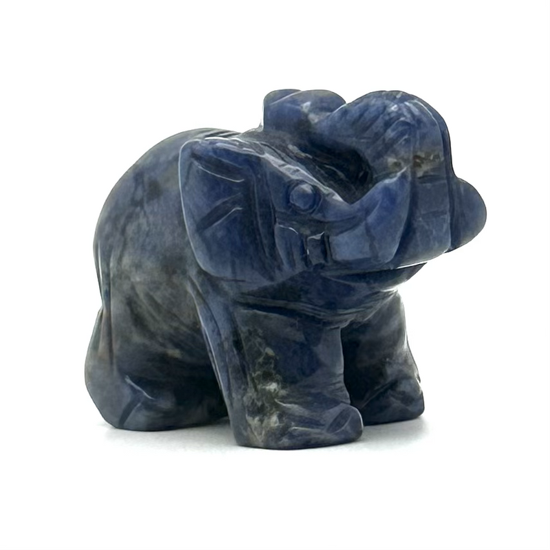 Blue Elephant, Carved (Sodalite) MD