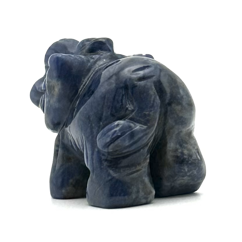 Blue Elephant, Carved (Sodalite) MD