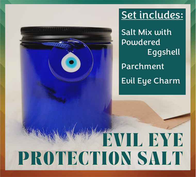 Evil Eye Protection Salt Jar