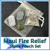 Maui Relief Stone Pouch Set