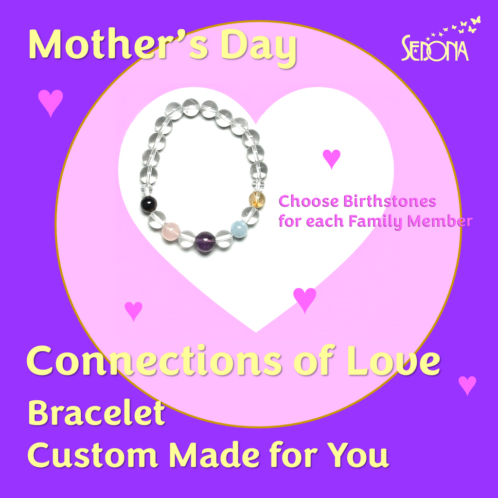 Mother's Day: "Connections of Love" Custom 6mm-8.5mm Bead Bracelet
