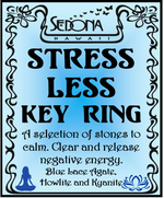 Stress Less Key Ring