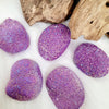 Violet Flame Aura Druzy Quartz 1.75" - 2"