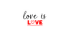 "Love is LOVE" 6-12mm Bead Bracelet