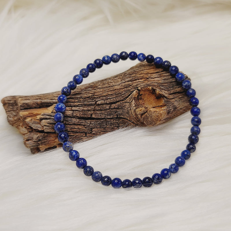 Lapis Lazuli 4-6mm Bead Bracelet