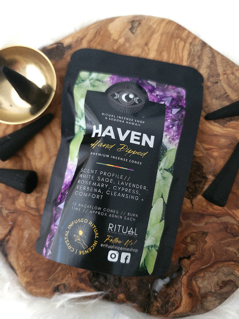 Haven 2" B/F Cone Incense