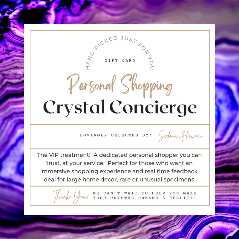Crystal Concierge Gift Card for Tucson Gem Show 2024