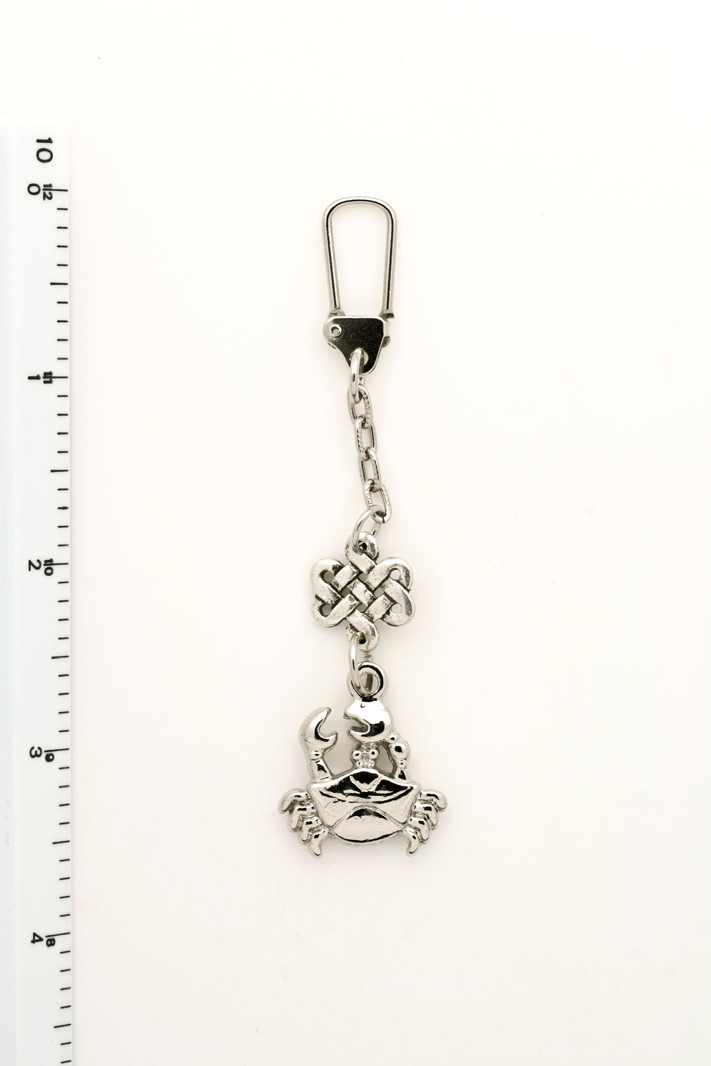 Crab with Mystic Knot Keychain