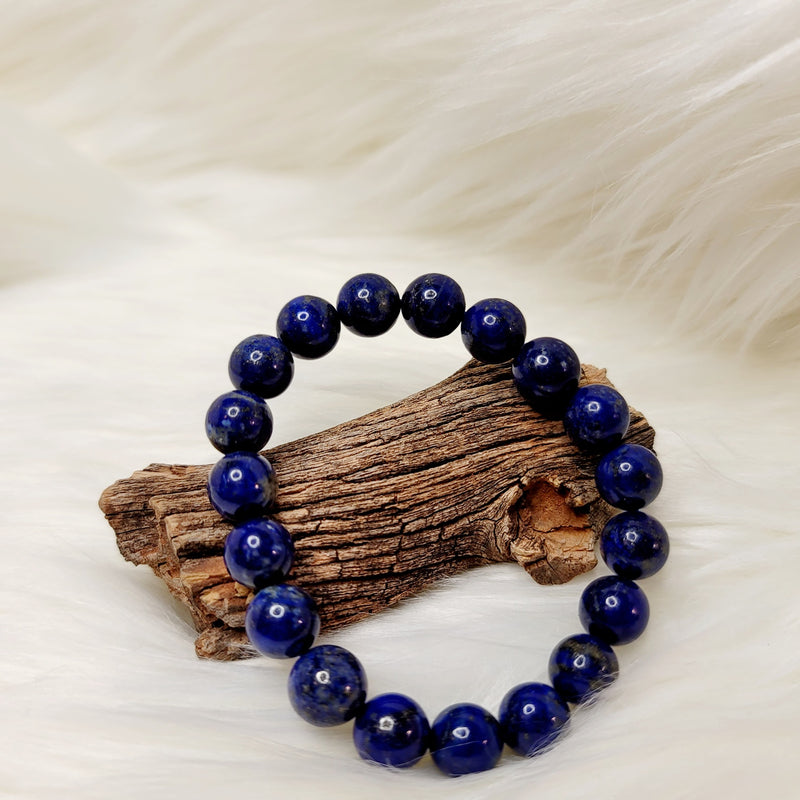 Lapis Lazuli 10mm Bead Bracelet