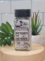 Return to Sender Salt Bottle